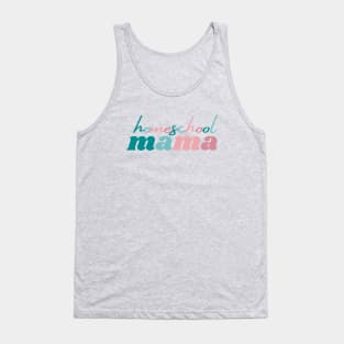 Cute Homeschool Mama in Soft Colors Tank Top